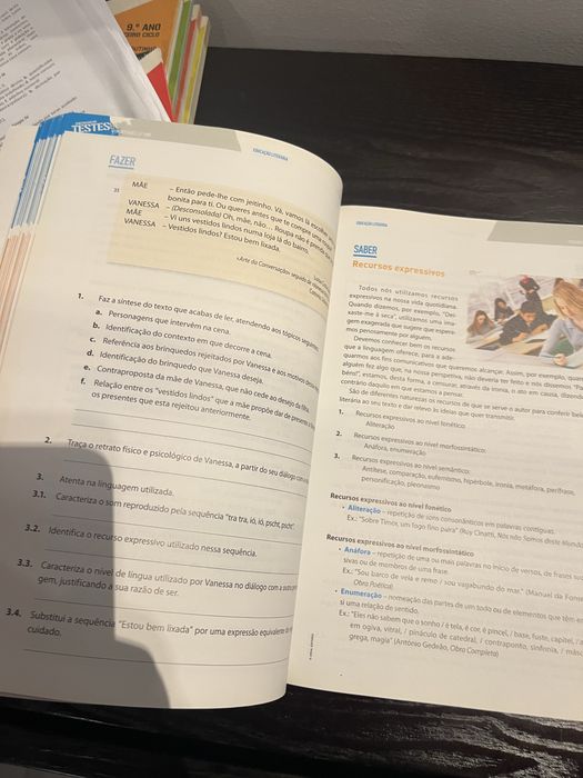 Apoio ao estudo Preparar os testes 7 ano Português e Ingles