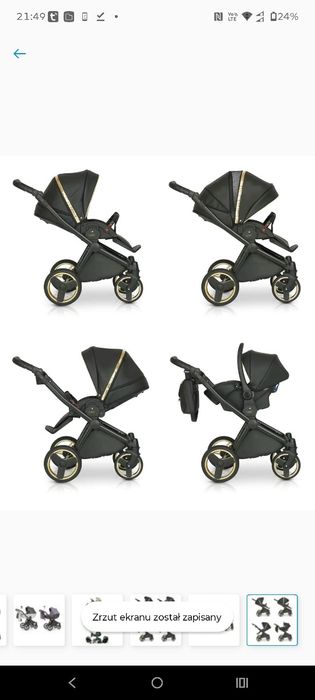 Wózek dziecięcy VERDI MIRAGE SOFT 3W1+ akcesoria