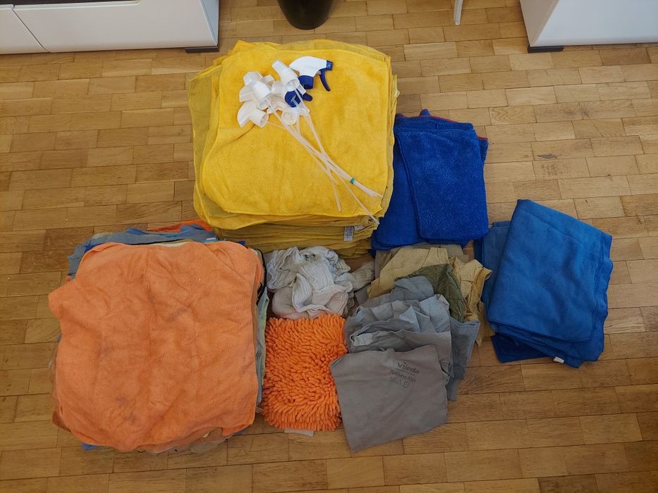 250 szmatek na myjnie samochodową