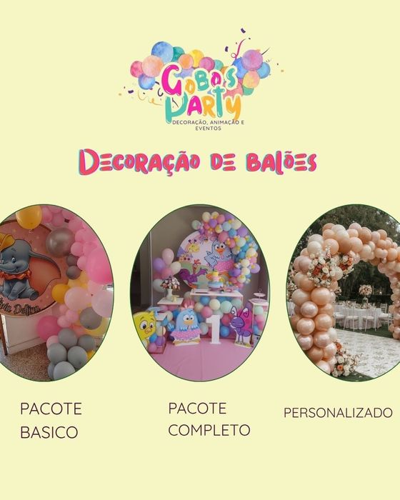 Decoração e organização de festas e eventos GOBOS PARTY