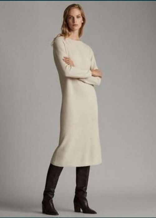 Вовняна сукня Massimo Dutti