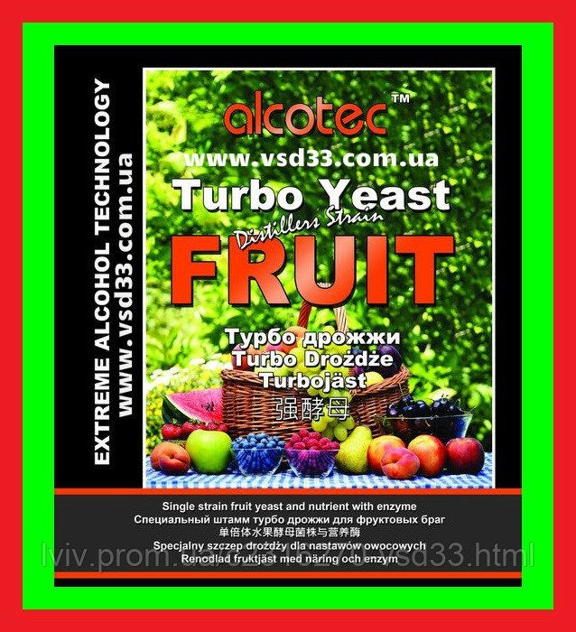 Турбо дріжджі Рuriferm turbo fruit спиртові(дрожжи alcotec,double