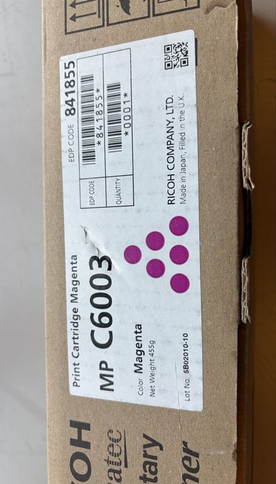 Toner Ricoh MP C6003 magenta