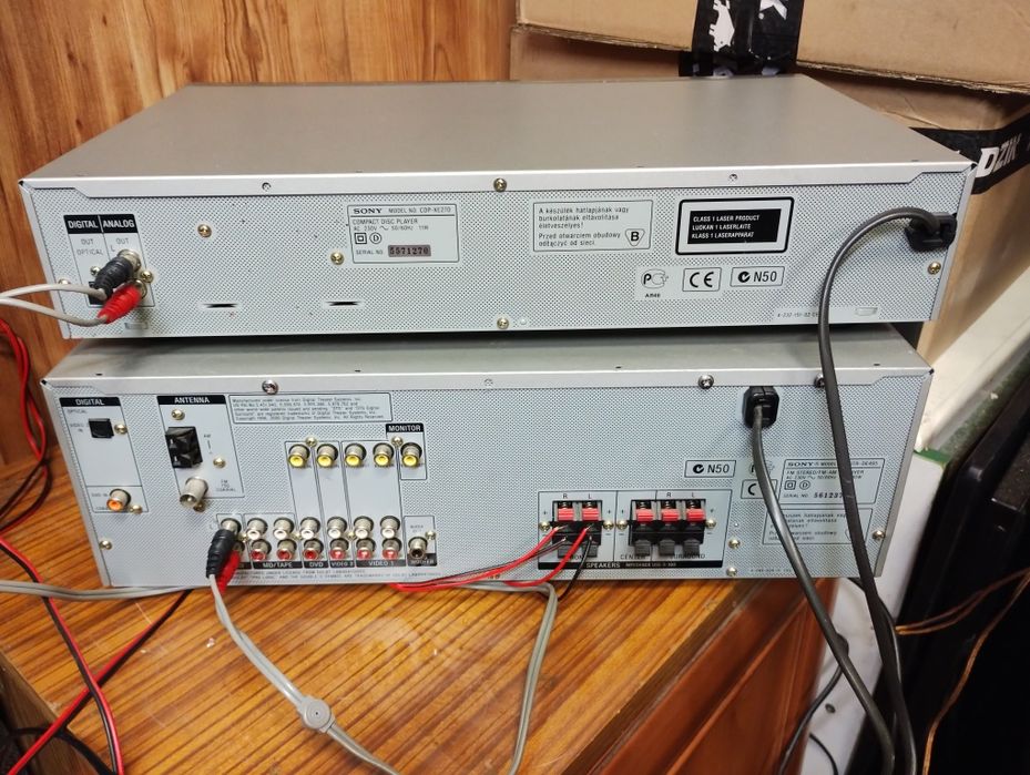 SONY amplituner + cd