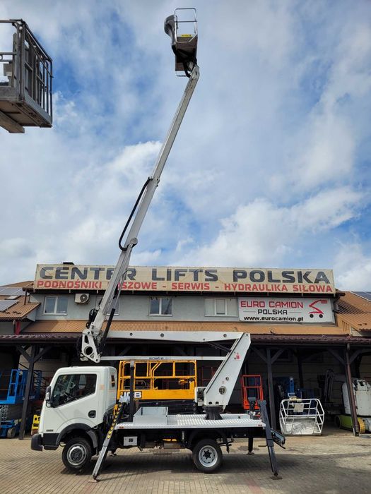 nissan podnośnik koszowy zwyżka 18 m oil&steel multitel gsr isoli cmc