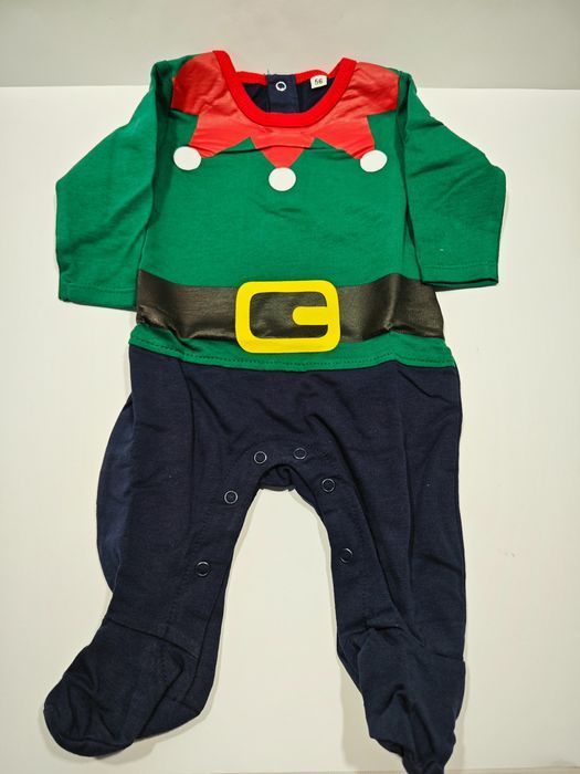 Śpioszki Świąteczne Zielone Elf 62