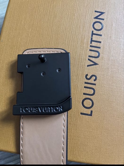 Pasek męski Louis Vuitton czarny
