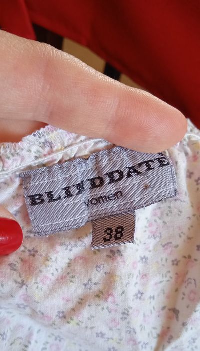 Bawełniana bluzeczka w kwiatki