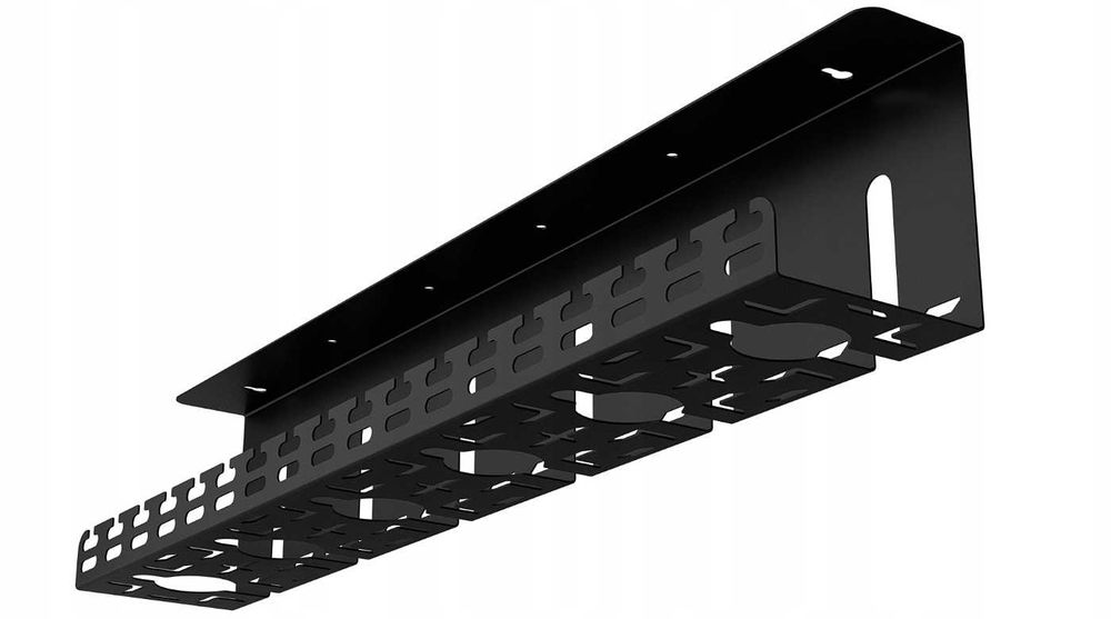 Organizer Uchwyt Maskownica do Kabli pod Biurko 60 cm Metal Stalflex