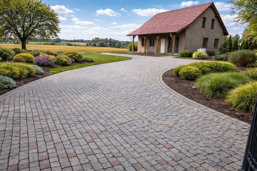 Kostka granitowa, płomieniowana 10/10 długość od 12 do 30 cm, palisada