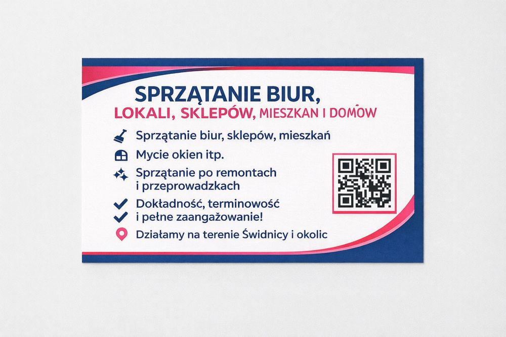 Sprzątanie domów, firm itd