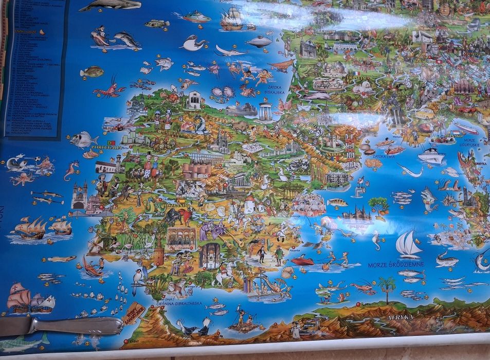 Mapa ścienna Europa Mapa dla dzieci

Map