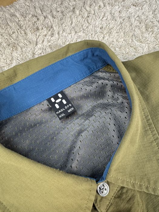 Чоловіча нейлонова трекінгова сорочка haglofs з коротким рукавом