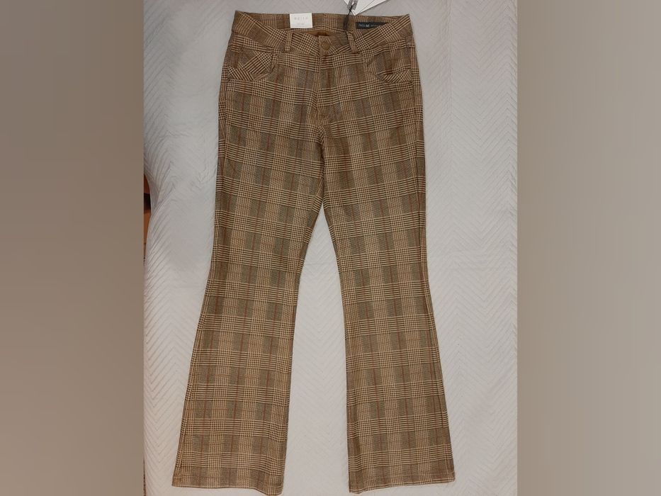 Штани, брюки, жіночі, W42/L32, XL,  тканина штучний замш, м'який.