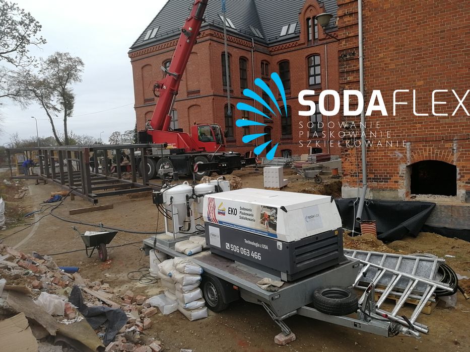 Piaskowanie Sodowanie Szkiełkowanie z dojazdem do klinenta