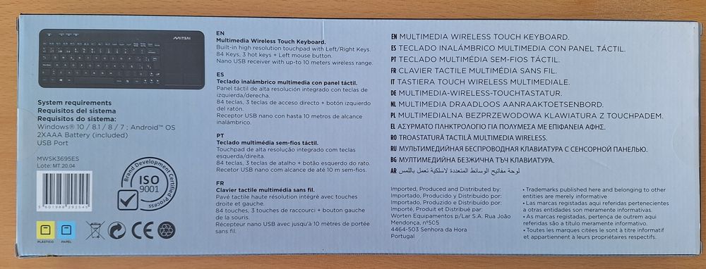 Teclado Mitsai Wireless