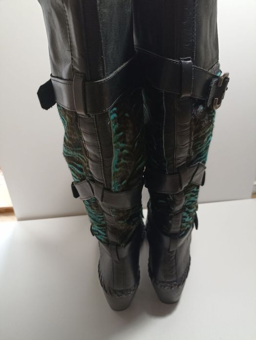 Чоботи жіночі. (Сапоги женские). Натуральна шкіра!!! Демісезонні