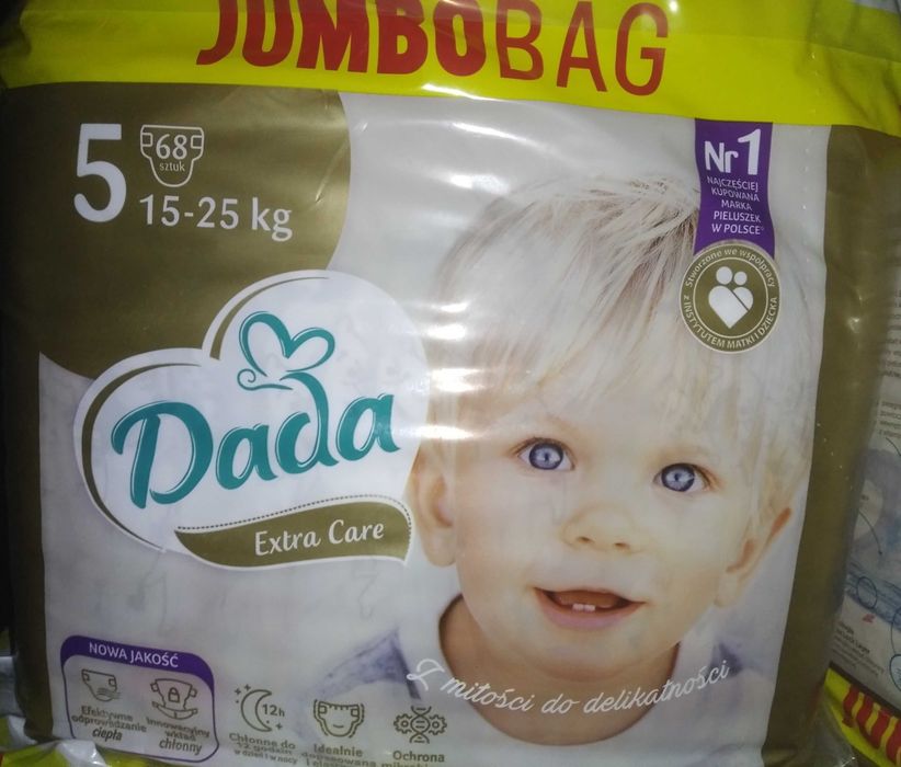 4xPieluchy Dada extra care 5 jumbo bag