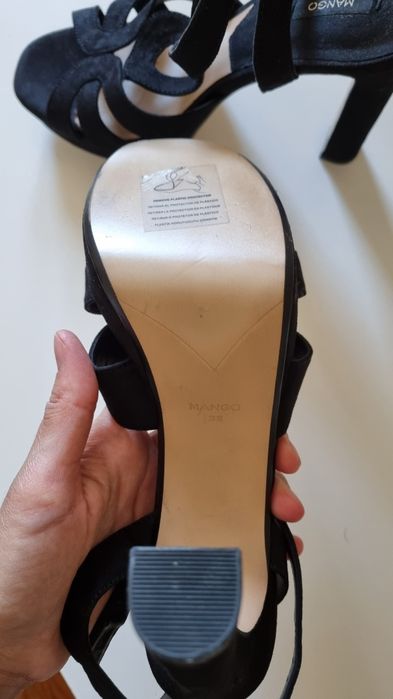 Sandalias Salto Alto Mango