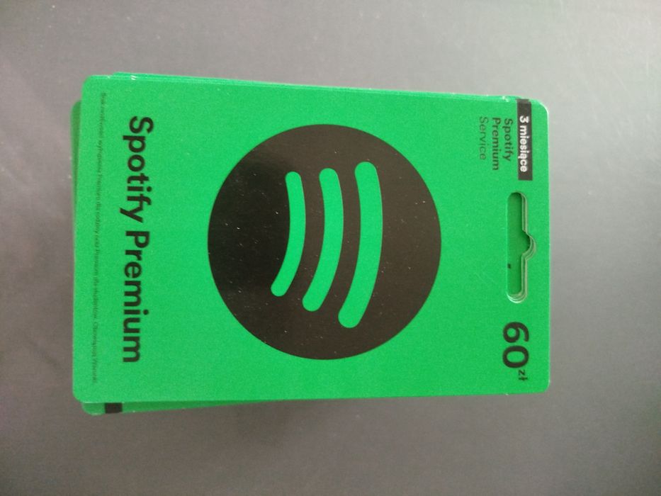 Karty podarunkowe spotify