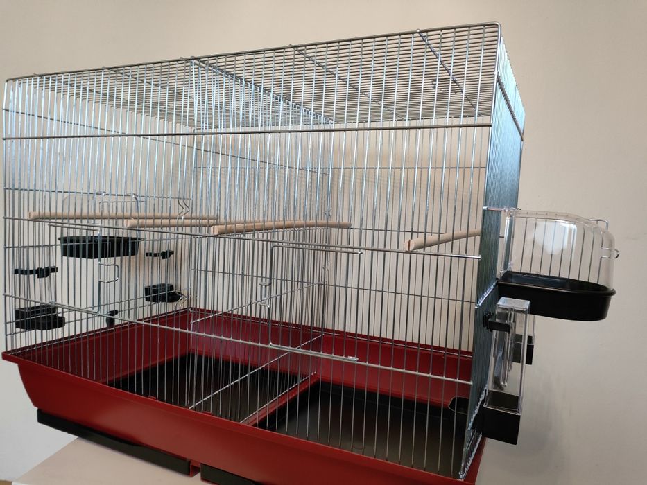 Klatka dzielona dla małych i średnich ptaków, papug.