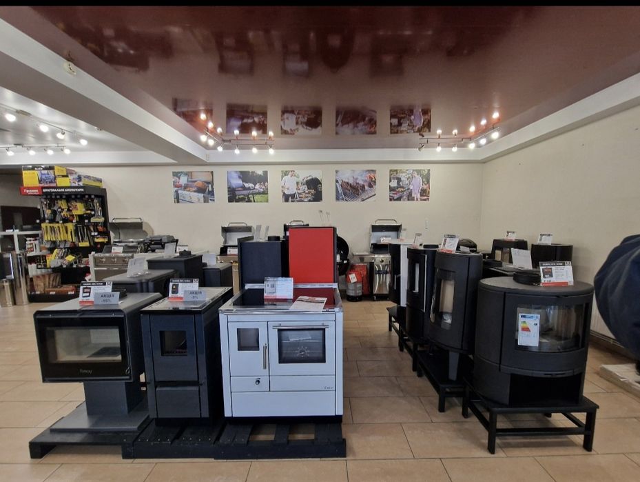 Каминные топки, буржуйки, дровяные печи