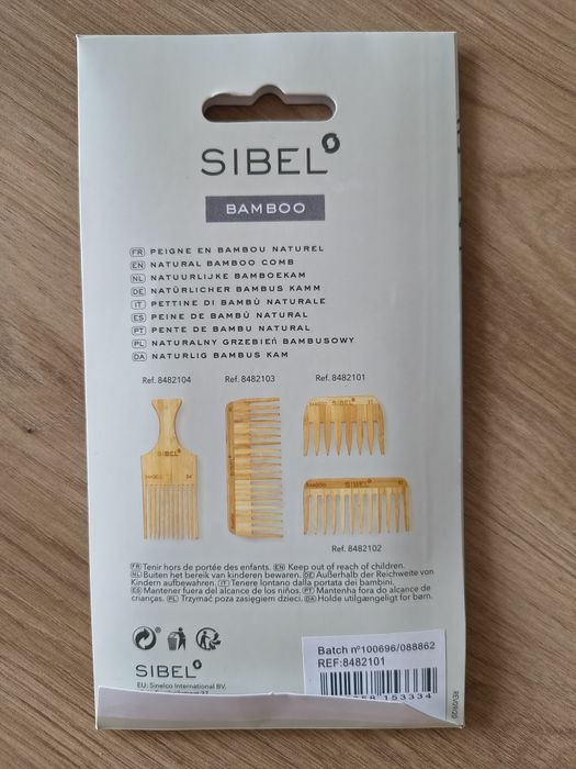 Grzebień bambusowy do włosów