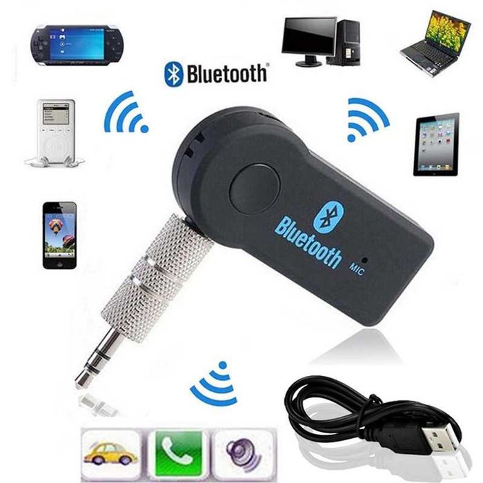Блютуз аудио ресивер Bluetooth 4.0 ресивер AUX  Свободные руки