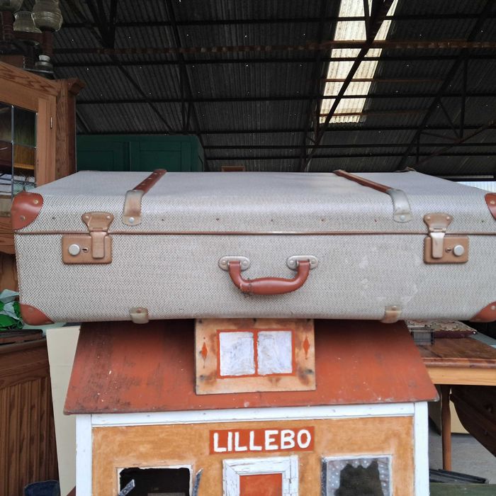 walizka stara duża w bdb stanie głęboki PRL