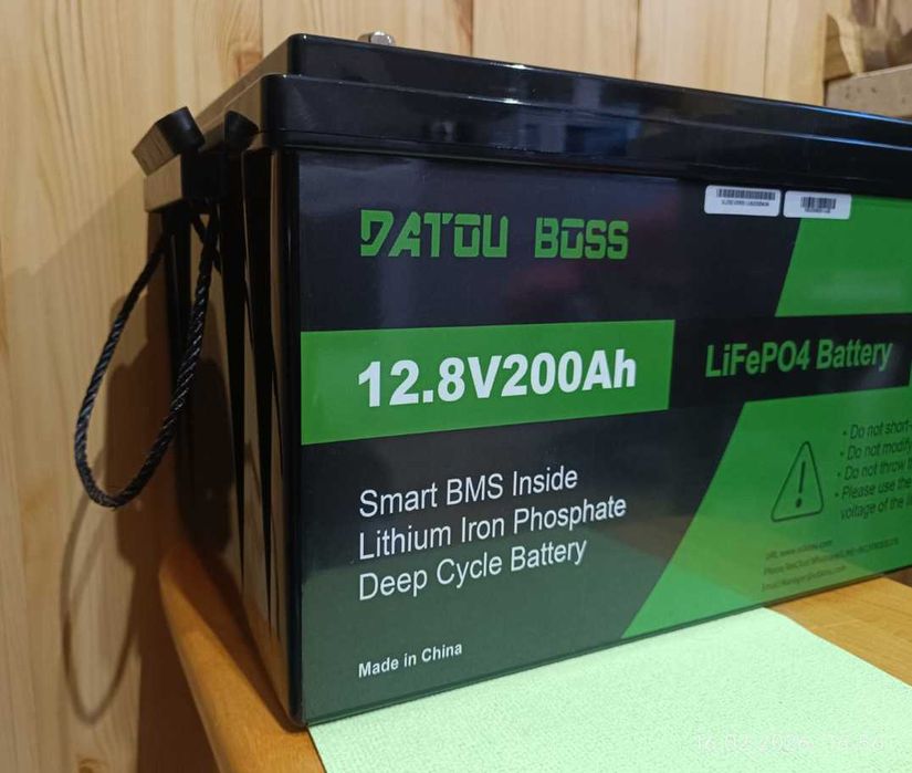 аккумулятор 200 Ah Datouboss LiFePO4 батарея 12.8 v литий-жел-фосф bms