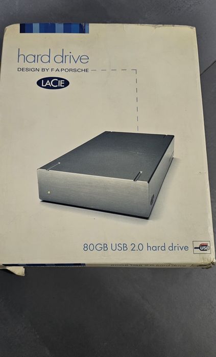 Disco externo novo, 80 gb