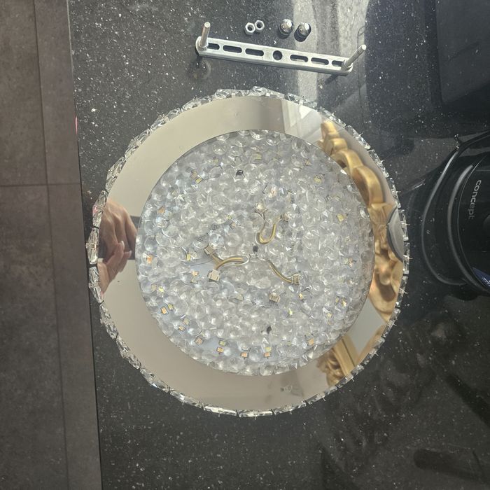 Lampa plafon z kryształkami 30cm