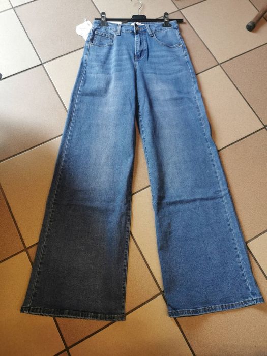 Jeansy damskie szerokie XS do XL