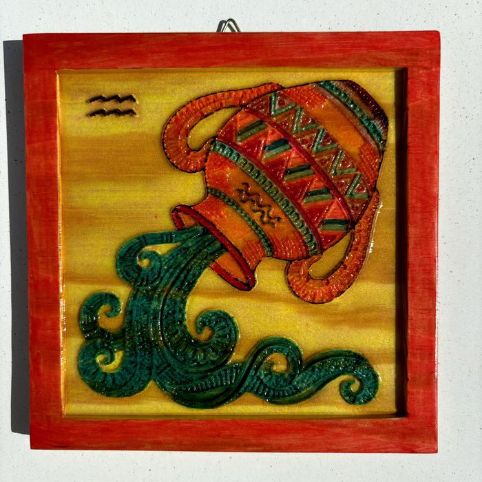 Pintura em madeira feita à mão - Vários Signos