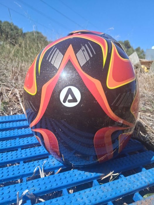 Capacete todo terreno acerbis e oculos