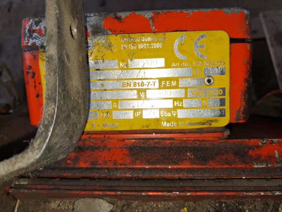 Тельфер Hadef 2т цепний