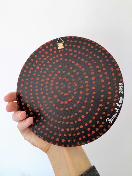 Decoração de parede em madeira, olho, amuleto de proteção para a casa