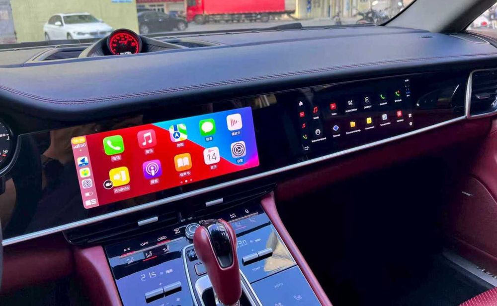 Магнитола Android двойной экран Porsche Panamera 970 Порше Панамера стиль 2024 головное устройство