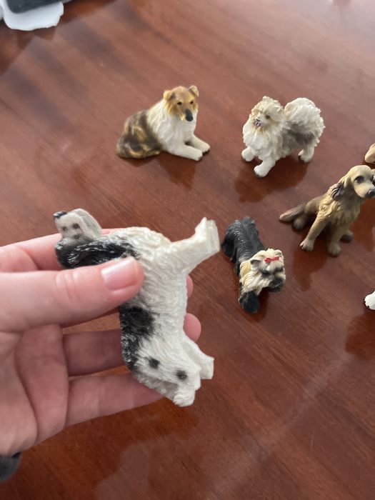 Miniaturas de caes conjunto