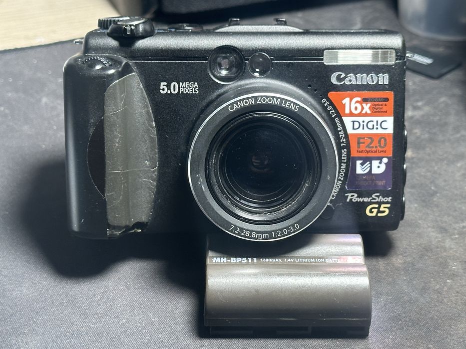 Canon PowerShot G5 - sensor defeituoso