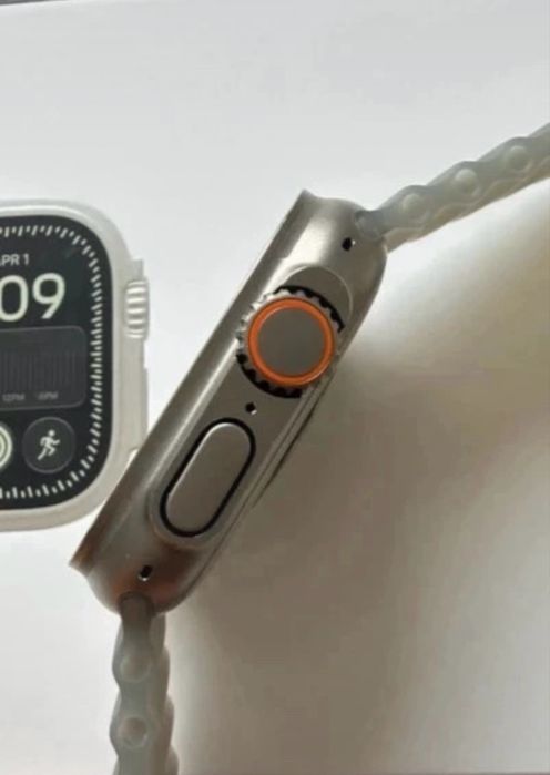 Apple Watch Ultra 49mm Titânio Natural + Ocean Band (Novo)