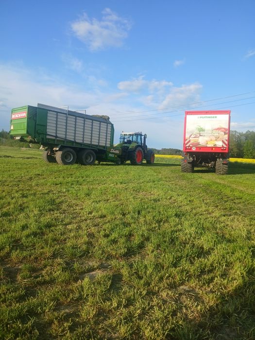 Przyczepa samozbierajaca bergmann shuttle 700s
