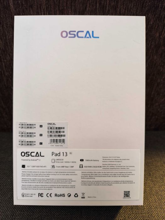 Планшет 10.1" Full HD Oscal Pad 13 8/256Gb 4G 2-SIM 8 ядер