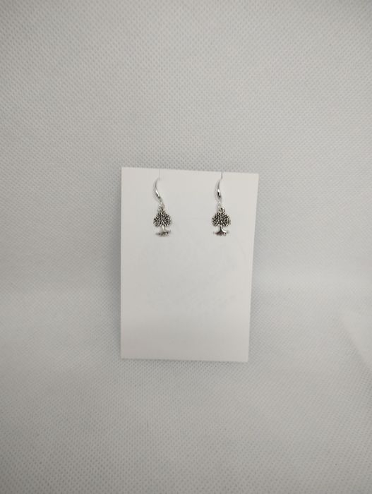 Kolczyki srebrne drzewa drzewka