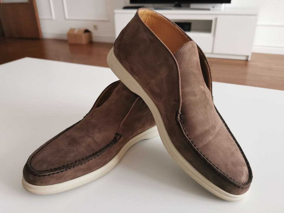Замшеві дезерти Enrico Mandelli Оригінал кеды Ідеальний стан