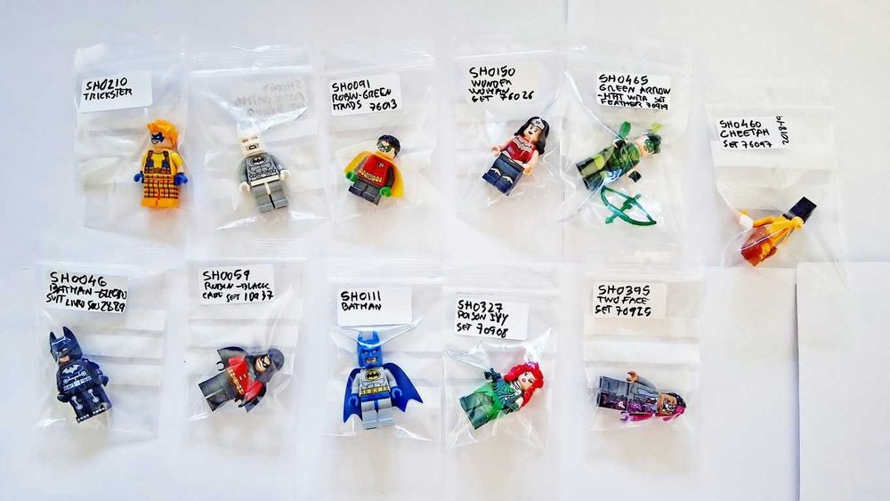 Lego Super Heroes Marvel DC Batman Movie Lote Minifiguras novas montadas