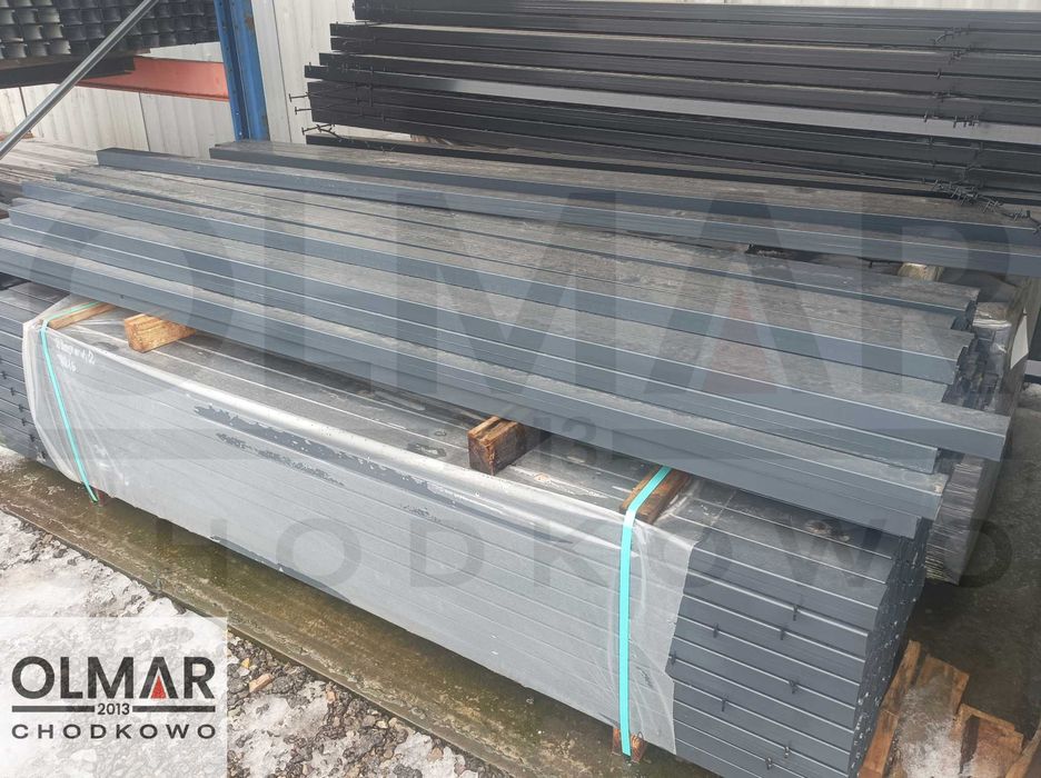 Słupki 60x40x1,2mm do paneli ogrodzeniowych 2,3m