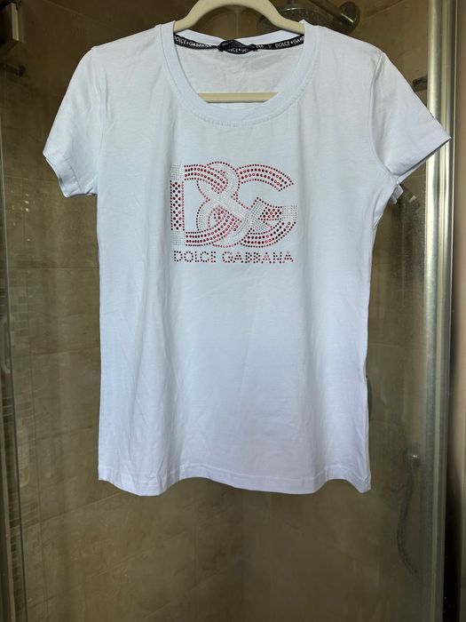 Koszulka t Shirt Gucci logowana  M biała