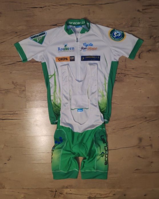 Велокомплект шорты с лямками и джерси Bio-Racer (Made in Begium)