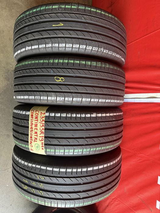 Pneus 235/55/19 Continental todos iguais Impecaveis